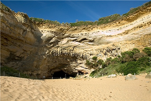 海岸线,洞穴