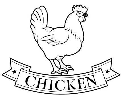 鸡肉,食物,标签