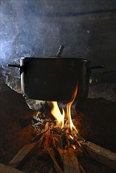 锅,火,柬埔寨
