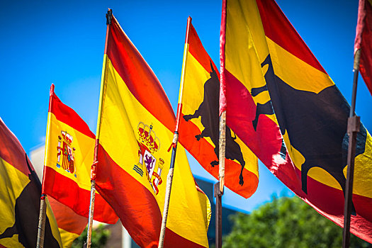 西班牙人,国家,旗帜,爱国,象征