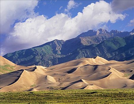 沙丘,背景,保存,科罗拉多