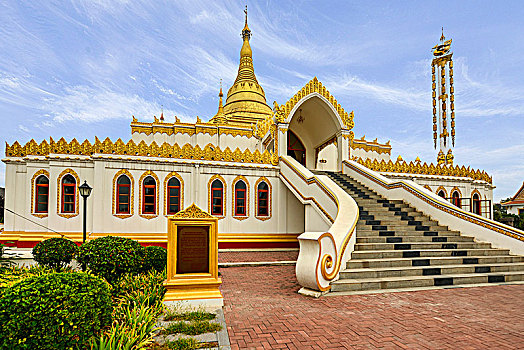 河南洛阳白马寺缅甸园建筑景观