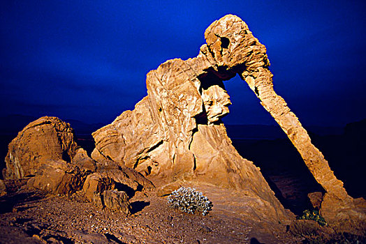 岩石构造,风景,大象,石头,火焰谷州立公园,内华达,美国