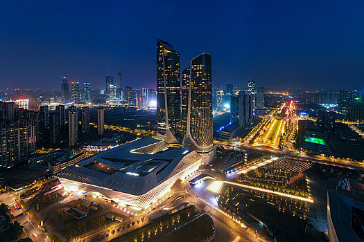 南京城市风夜景