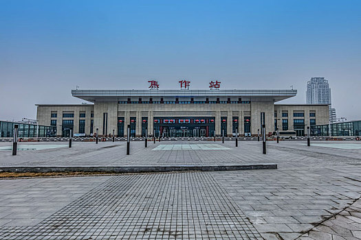 河南省焦作市高铁火车站建筑