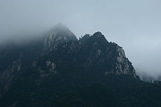 烟雨黄山