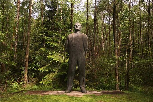 列宁,纪念,公园,立陶宛