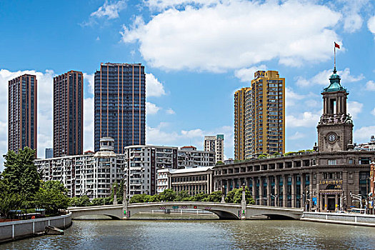 上海黄浦区城市风光