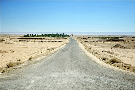 道路,撒哈拉沙漠