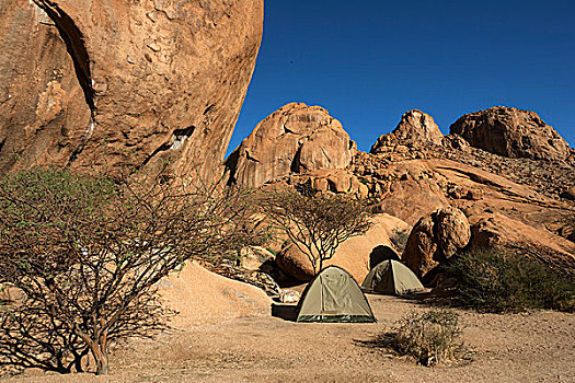 帐篷,露营,达马拉兰,纳米比亚,非洲