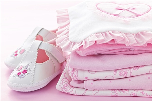 粉色,婴儿服,婴儿,女孩