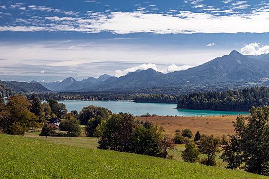 湖,卡林西亚,奥地利