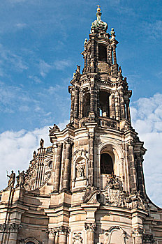 霍夫教堂,教堂,德累斯顿,德国
