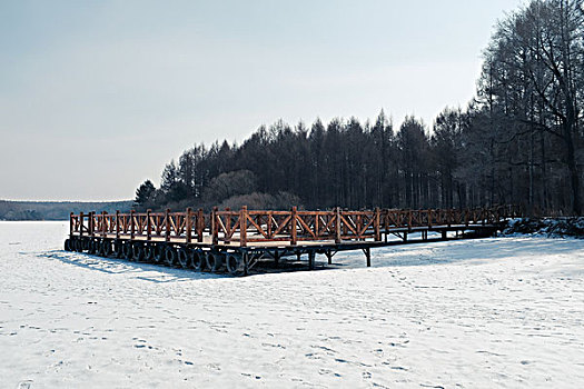 冬季码头