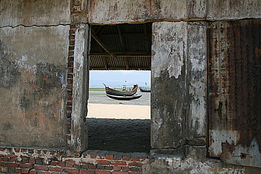 沙阿,岛屿,窗,市场,孟加拉,2008年