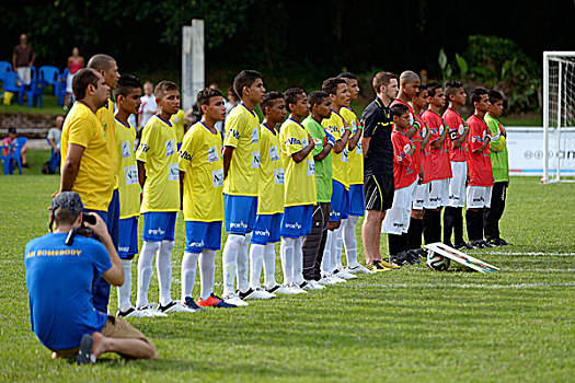团队,巴西,埃及,唱,国家,比赛,街道,孩子,世界杯,里约热内卢,里约热内卢州,南美