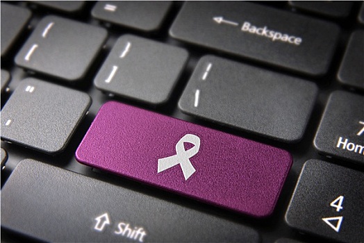 粉色,癌症,带,键盘,按键,健康,背景