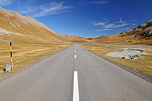 道路,高山,瑞士