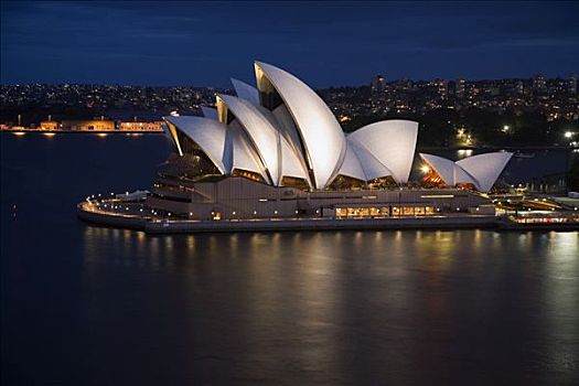 澳大利亚,新南威尔士,悉尼,风景,悉尼港,剧院,黄昏