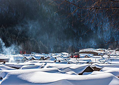 黑龙江雪乡风景