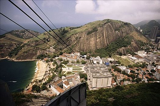 研钵体,缆车,里约热内卢,巴西
