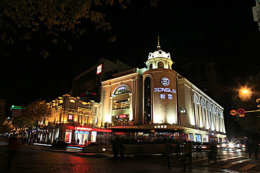 2014年10月20日哈尔滨城市建设夜景