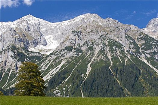 山脉,靠近,奥地利,施蒂里亚