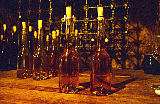 葡萄酒厂,地下,味道,房间,瓶子,托卡伊,葡萄酒,等待,寓意