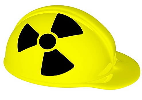 黄色,头盔,辐射,标识