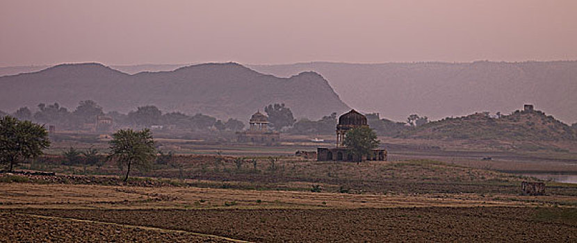 风景,山,拉贾斯坦邦,印度
