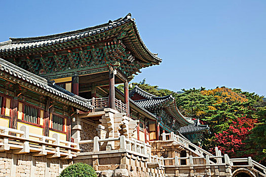 韩国,庆州,佛国寺