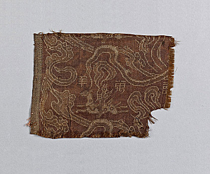 碎片,丝绸,公元前1世纪