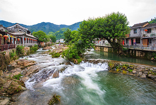 小溪,流水,山泉,村庄,山村