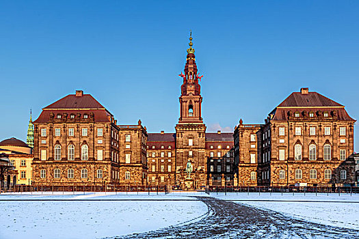 宫殿,丹麦,议会,哥本哈根,欧洲