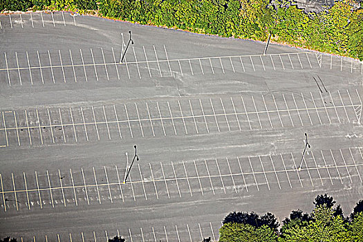 空,停车场,纽波特,罗德岛,美国