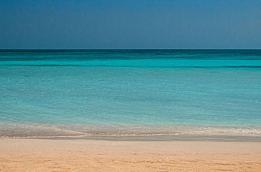 质朴,加勒比,海滩,清晰,蓝天