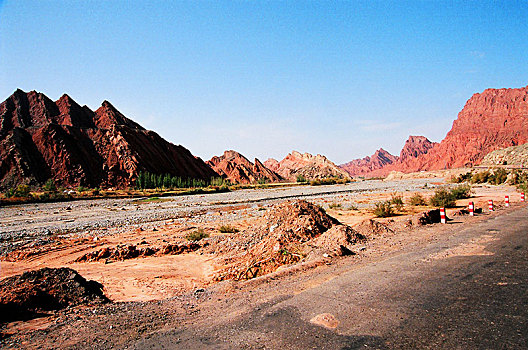 中国,新疆维吾尔自治区天山大峡谷