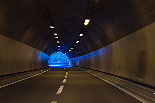 风景,隧道,意大利,欧洲