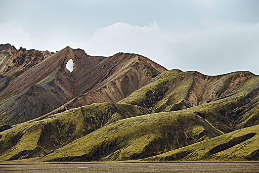 火山,兰德玛纳,高地,冰岛,欧洲