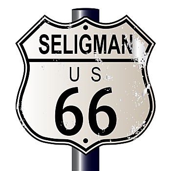塞利格曼,66号公路,标识