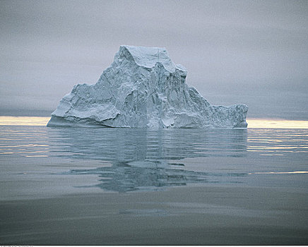冰山,巴芬岛,加拿大
