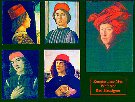 文艺复兴,男人,红发,魅力,抽象拼贴画