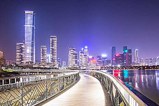 深圳市后海片区夜景