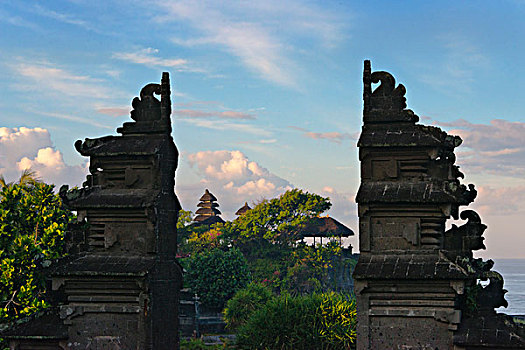 海神庙,日出,巴厘岛,印度尼西亚,大幅,尺寸