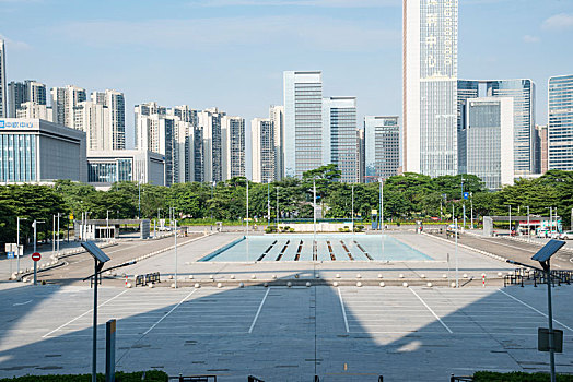 城市,空,汽车背景图