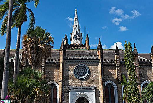 圣三一大教堂,西班牙港,特立尼达和多巴哥,大幅,尺寸