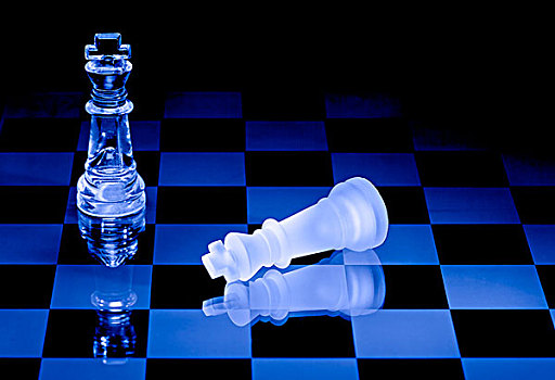 下棋,玻璃