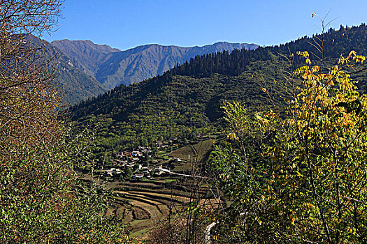 四川,九寨沟县,山寨