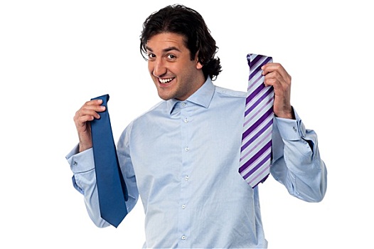 领带,看