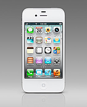 白色,苹果手机,苹果,智能手机